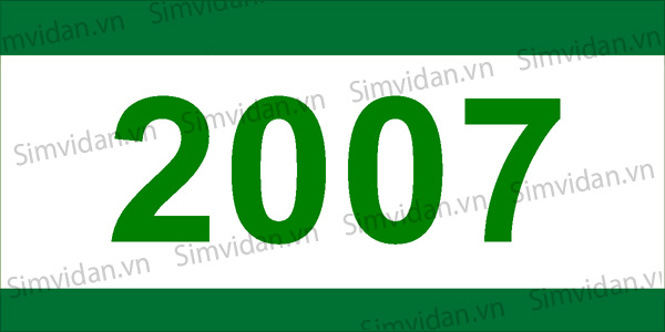 sim nam sinh 2007