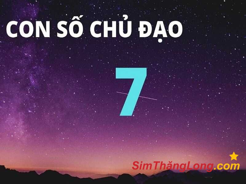 Số chủ đạo 7 đại diện cho người có tính cách năng động