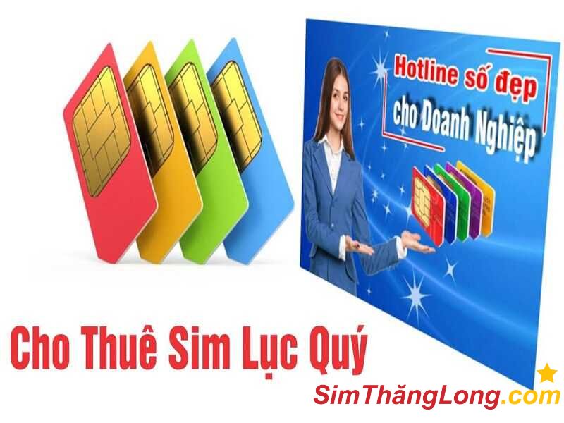 Cho thuê sim số đẹp có thủ tục minh bạch, nhanh chóng