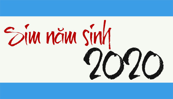 sim năm sinh 2020