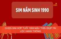 Cách chọn sim hợp tuổi 1990 Canh Ngọ chuẩn phong thủy