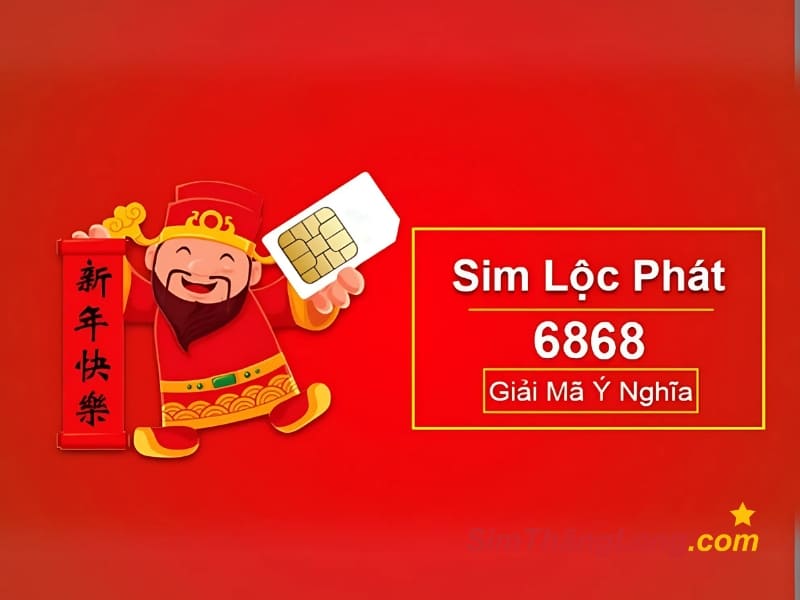 Sim Lộc Phát được có số đuôi 68 hoặc 86 
