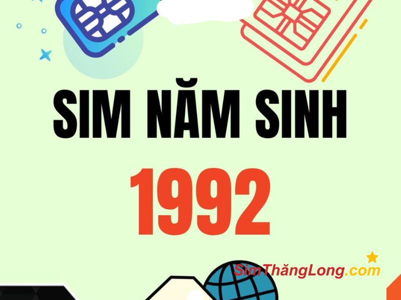 Sim năm sinh 1992 được chia thành 3 dạng sim phổ biến