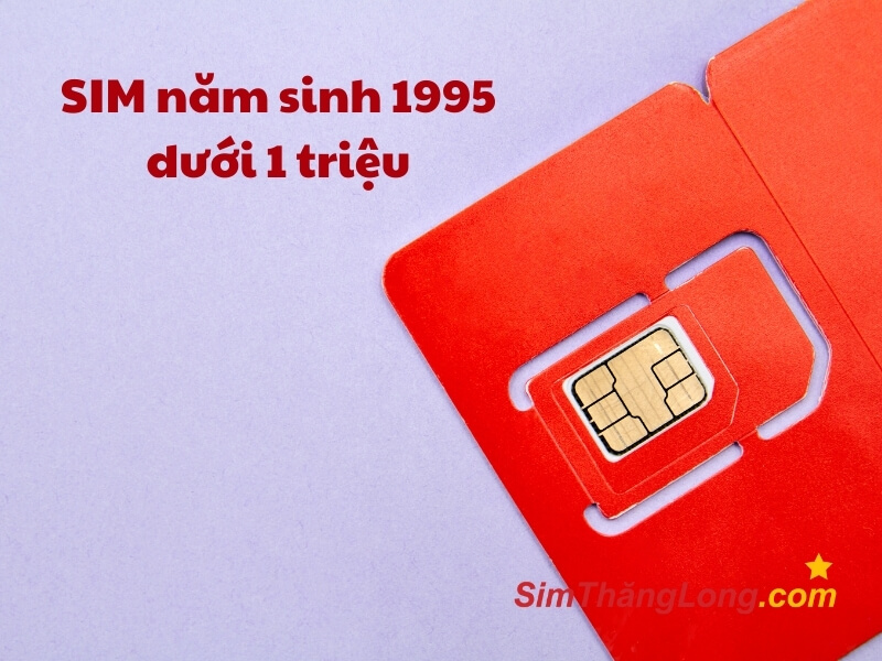 Sim năm sinh 1995 dưới 1 triệu giúp bạn tiết kiệm chi phí
