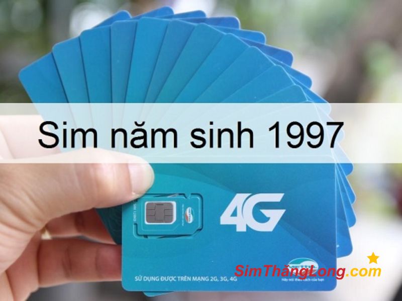 Sim năm sinh 1997 được phân loại thành ba dạng sim phổ biến