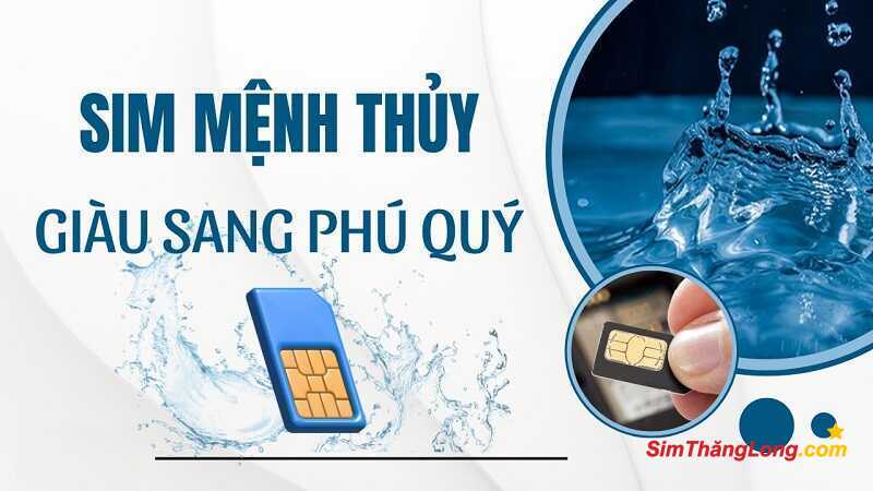 Chọn SIM phong thuỷ hợp mệnh Thuỷ dựa trên các tiêu chí nhất định